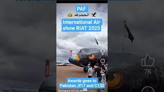 Awards goes to Pakistan air force in RIAT 2025. #pakistan #paf #pakarmy #indopakwar #rafale #china