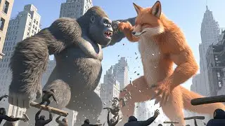 King Kong vs Giant Werefox | Only the Strong Rule