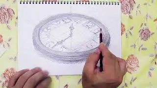 デッサン講座時計を描く