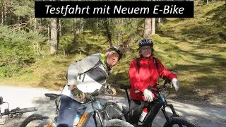 Hedi´s Testfahrt mit neuem eMTB.