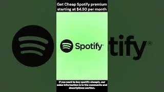 Cheap Spotify #spotify #cheap #cheapprice #price #discount #music