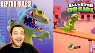Reptar Showcase - Nickelodeon All-Star Brawl | Reaction