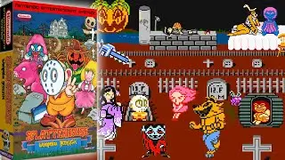 Splatterhouse Wanpaku Graffiti (NES) - Longplay