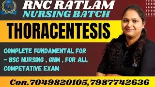 THORACENTESIS BY SIMRAN MA'AM (COMPLETE FUNDAMENTAL FREE FOR AIIMS, CHO, GROUP-5, NHM ,STAFF NURSE)