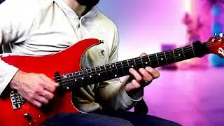Mixolydian Shred Lick (With Chromaticism & Tapping!) | Full Speed & Slowed Down! | Fusion Guitar