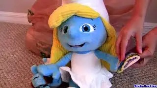 THE SMURFS toys plush collection Smurfette Clumsy Gutsy Papa Smurf Jumbo (Reviving Childhood Videos)