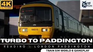Train Sim World 6 | Turbo to Paddington | Class 166 | Reading - Paddington (No Commentary)
