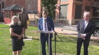 [Full conference] Mayor Evans speaks about Douglass statues' return to Rochester