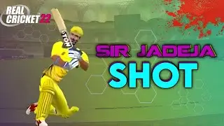 Sir Jadeja Shot In Real Cricket 22 || RC 22 New Platinum Shot