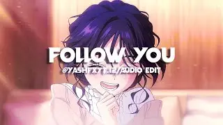 Noizy_-_Follow you [Speed up - Reverb] (Audio Edit)