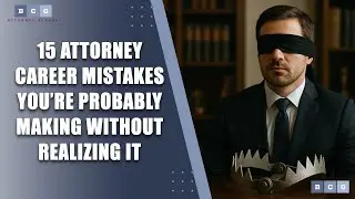 15 Attorney Career Mistakes You&rsquo;re Probably Making Without Realizing It