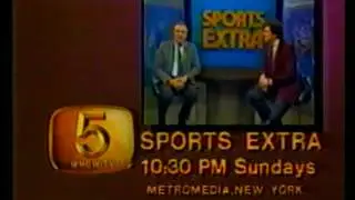 WNYW-SPORTS EXTRA PROMO-1986-Bill Mazer, John Dockery