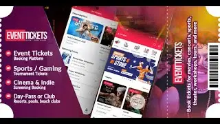Music Concert Theatre Show Events Entry Ticket Booking Online Sales Purchase Buying System App Demo