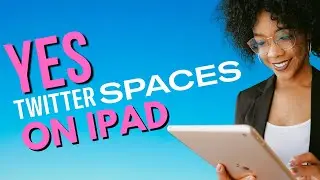 Twitterspaces on the iPad
