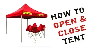Canopy tent gazebo tent how to open and close, best canopy tent supplies in India, video in Telugu