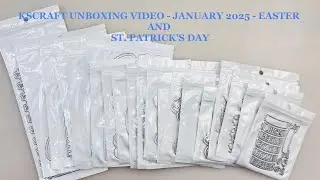 KSCRAFT January 2025 Release - Unboxing #kscraft @kscraft1652   #eastercrafts #easterpapercrafts