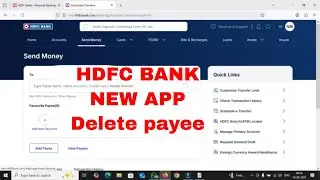 How to delete payee in new HDFC Netbanking App | HDFC bank Remove beneficiary step by step