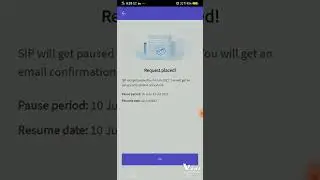 pausing  & restarting  an sip  in mutual fund through  finity  App