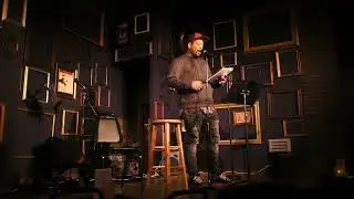 Marco The Poet reading poetry @Camp Bar open mic Oct 18th 2021