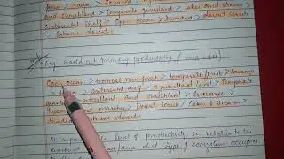 Primary productivity/ net jrf evs ❤