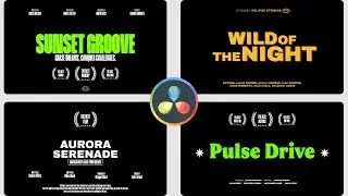 15 Cinematic Title Template Pack For Davinci Resolve &ndash; Perfect for Any Project!