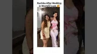 Ruchika New Western Look After wedding#ruchikarathore #triggeredinsaan #shortsfeed #shorts #wedding