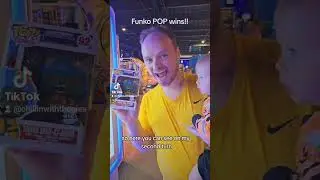 Winning two funko POPs for just a couple bucks!! #arcade #family #familyfun #bigwins #funkopop