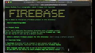 Lecture 4: Setup Firebase Cloud Functions