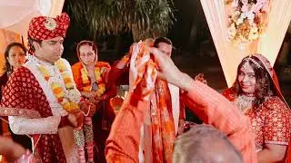 A journey of love, framed in vows and laughter, where two souls step into forever.