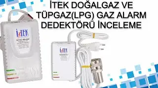 İtek Doğalgaz ve Tüpgaz(Lpg) Gaz Alarm Dedektörü İnceleme | Gaz Alarm Cihazı Montajı