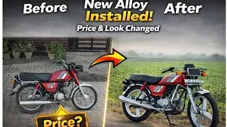 &ldquo;I never thought I would get such a look 😱 | Hero Honda CD100SS New Alloy Wheels #bikemodified #C...