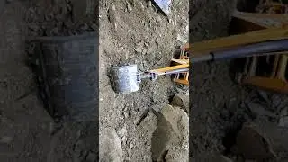 JCB working at Stone Quarry