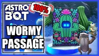 Astro Bot - Wormy Passage 100% - All Bots & Puzzle Pieces (All Collectible Locations)
