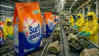 Inside the Mega Detergent Factory &mdash; From Dead Crushed Rocks to Detergent | Full Process