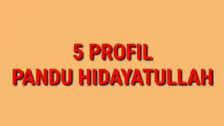 Kegiatan Pandu Karakter | 5 PROFIL PANDU HIDAYATULLAH BOJONEGORO |