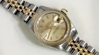 Rolex Oyster Perpetual Datejust, Bi-Metal Ladies Wrist Watch - Vintage (W8571)