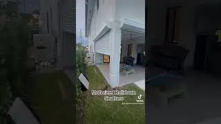 Secure Your Home with Miami Accordion Shutters | Motorized Rolldown Hurricane Shutter Demo!