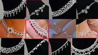 Silver Payal Designs || lightweight Silver payal Designs || daily wear Silver anklets Design