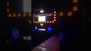 Decoration train of Durga Puja 😮❤️