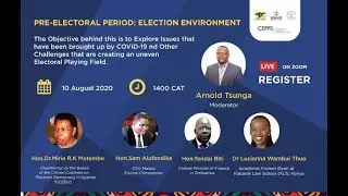 Pre-Electoral Period: Election Environment.