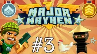 THE NINJAS ARE TAKING OUR CHICKENS!! | Major Mayhem #3
