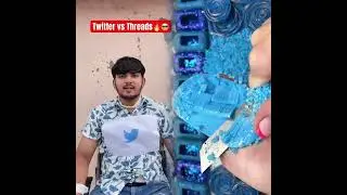 Twitter vs threads😎🔥❌❌ #comedy #threads #twitter