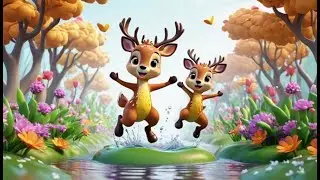 Fallow Leaps Go Jump Jump Jump | Animal Nursery Rhyme | Kids Songs | Baby Music