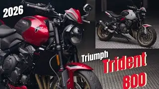 F&uuml;r unter 10.000 Euro mit 115 PS: Neue Triumph Trident 800 (2026) / KraftStoff tv