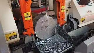 intelligent automatic metal band saw machine for stainless steel bar cutting