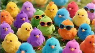Colorful Chickens, Rainbows Chickens, Cute Chickens, Cute Ducks, Rabbit, Cute Animals