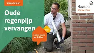 Oude pvc-regenpijp vervangen voor zink | Doe-het-zelf-met-Hauster