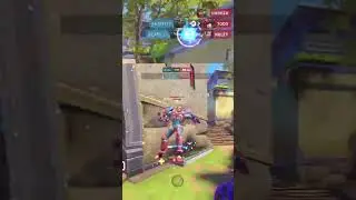 Doomfist with SPINBOT HACKS #doomfist #gaming #overwatch2 #overwatchclips #shorts