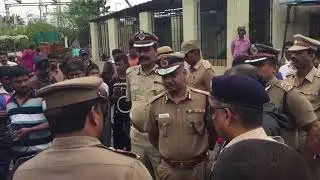 Chennai City commissioner AK Viswanathan IPS visited Rain affected areas @ vysarpadi