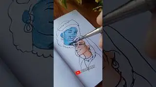 Cute 🤩 radha krishna ji mini drawing✨ #minidrawing #minidairy #viralvideo #trending #shortvideo